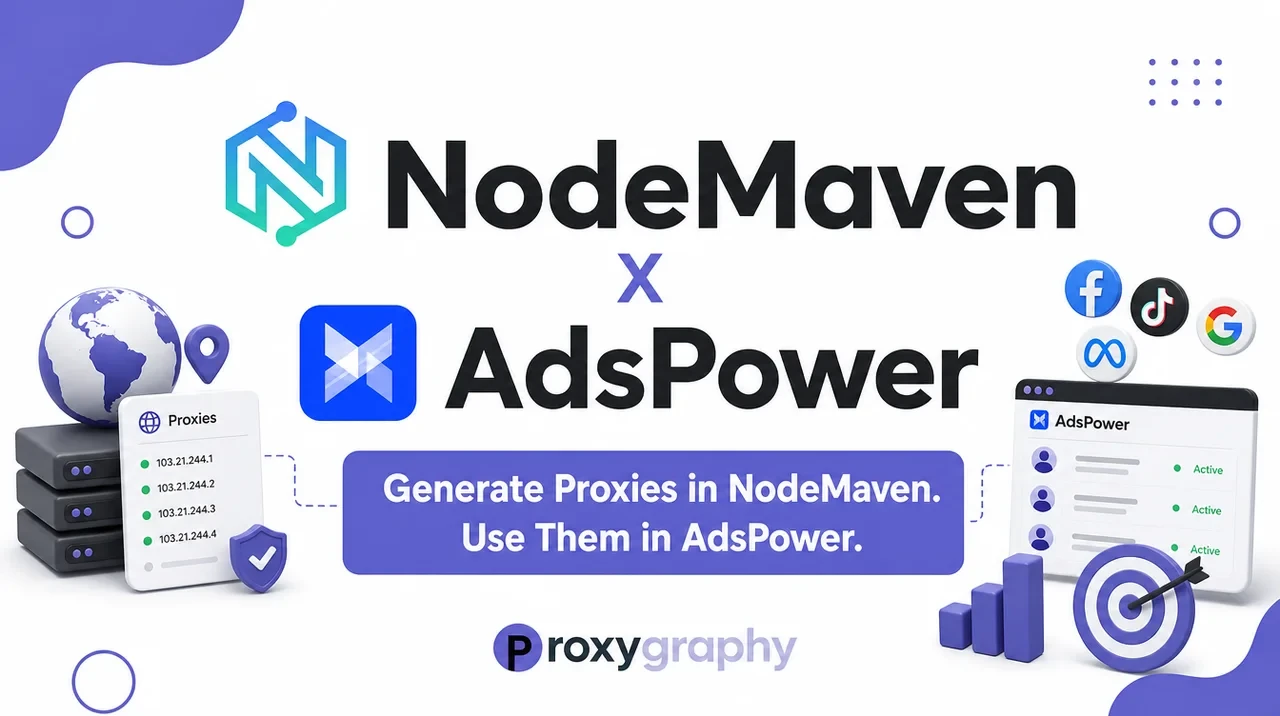 How to Generate Proxies in NodeMaven and Add Them in AdsPower 2026