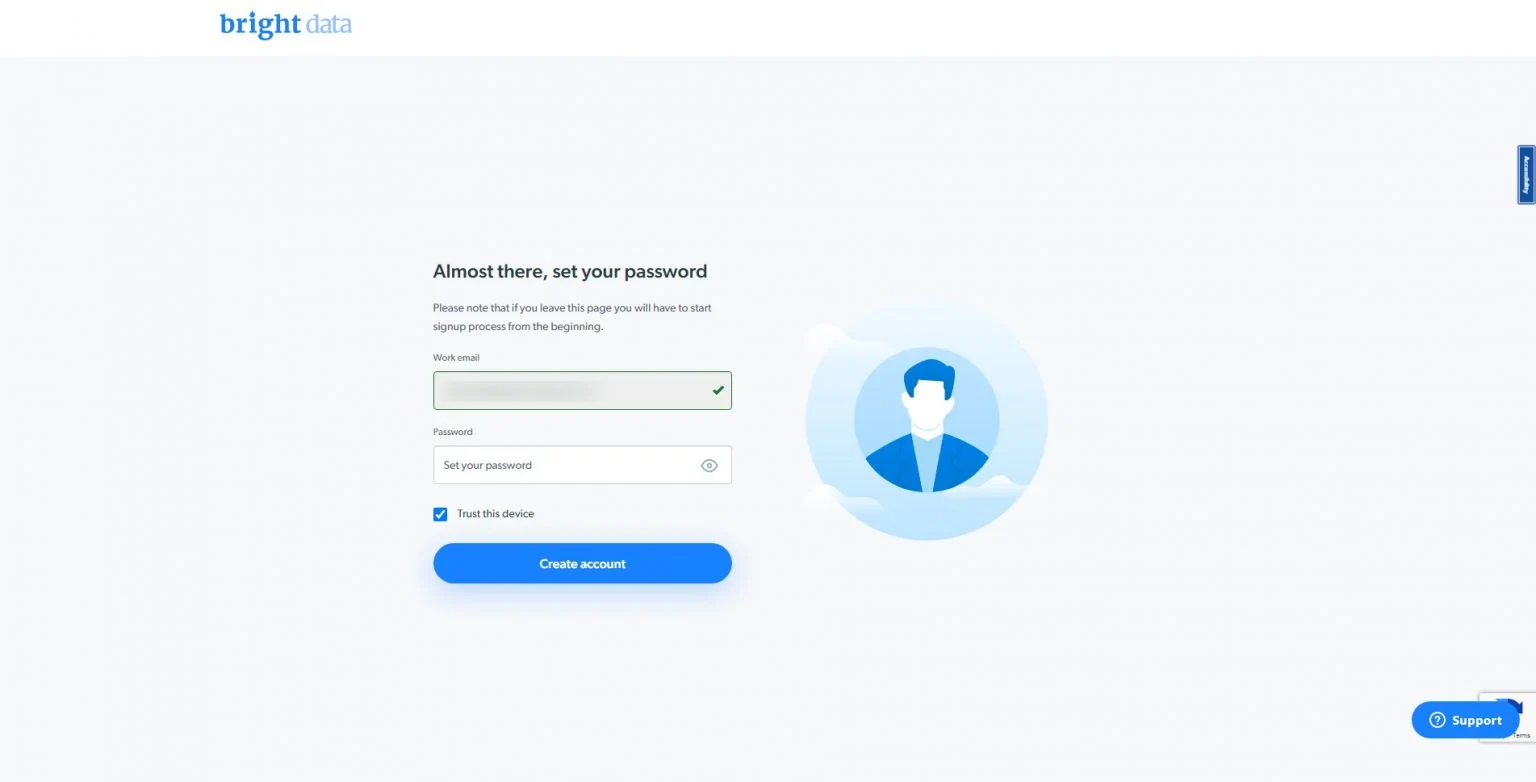 bright data set password