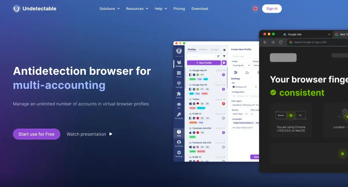 Undetectable.io Review : #1 Anti-Detect Browser
