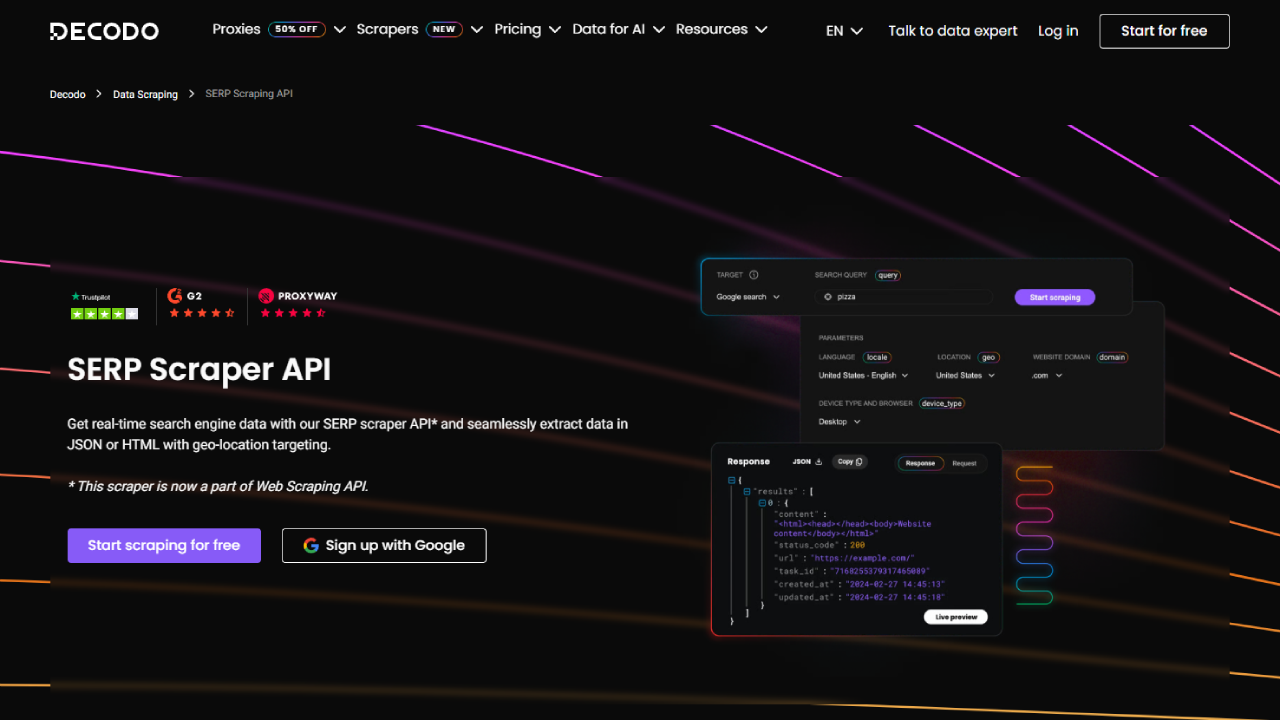 Best SERP Scraping API Providers in 2026