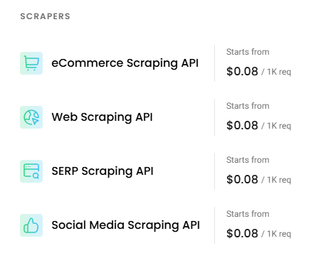 Decodo Scraper API Pricing